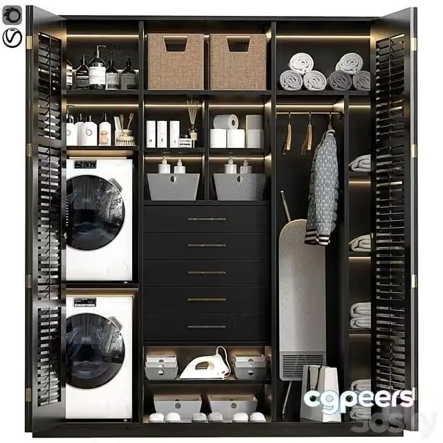 3ds Max Free – Laundry room 01 (samsung)