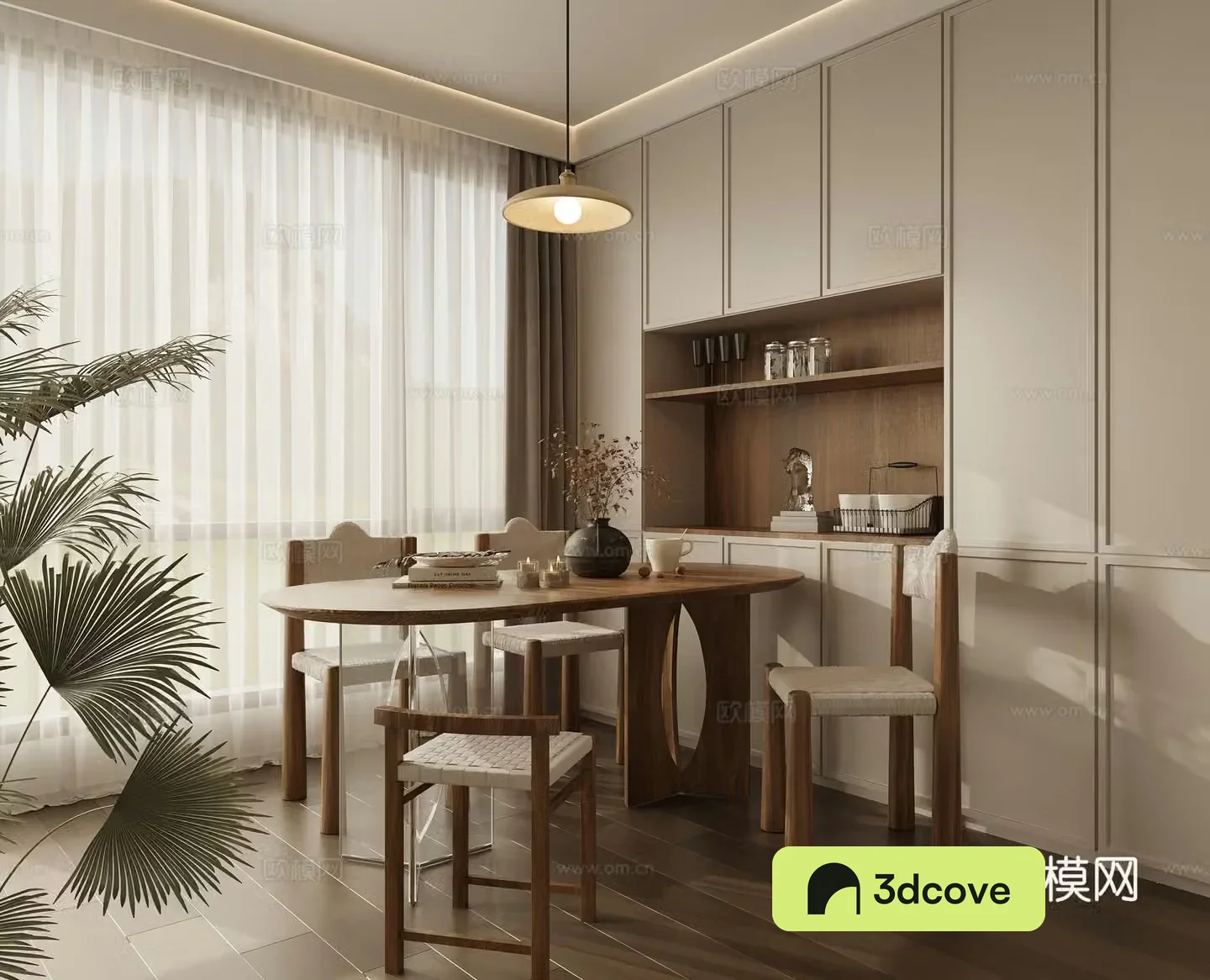 Restaurant dining table and chair