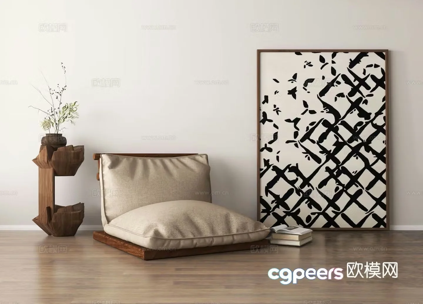 Medieval style sofa lazy sofa 3d model