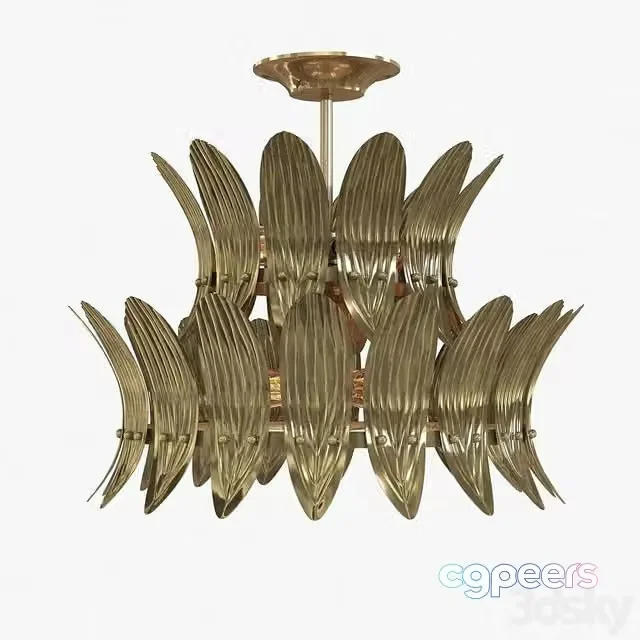 3ds Max Free – arteriors Analise Two Tier Chandelier