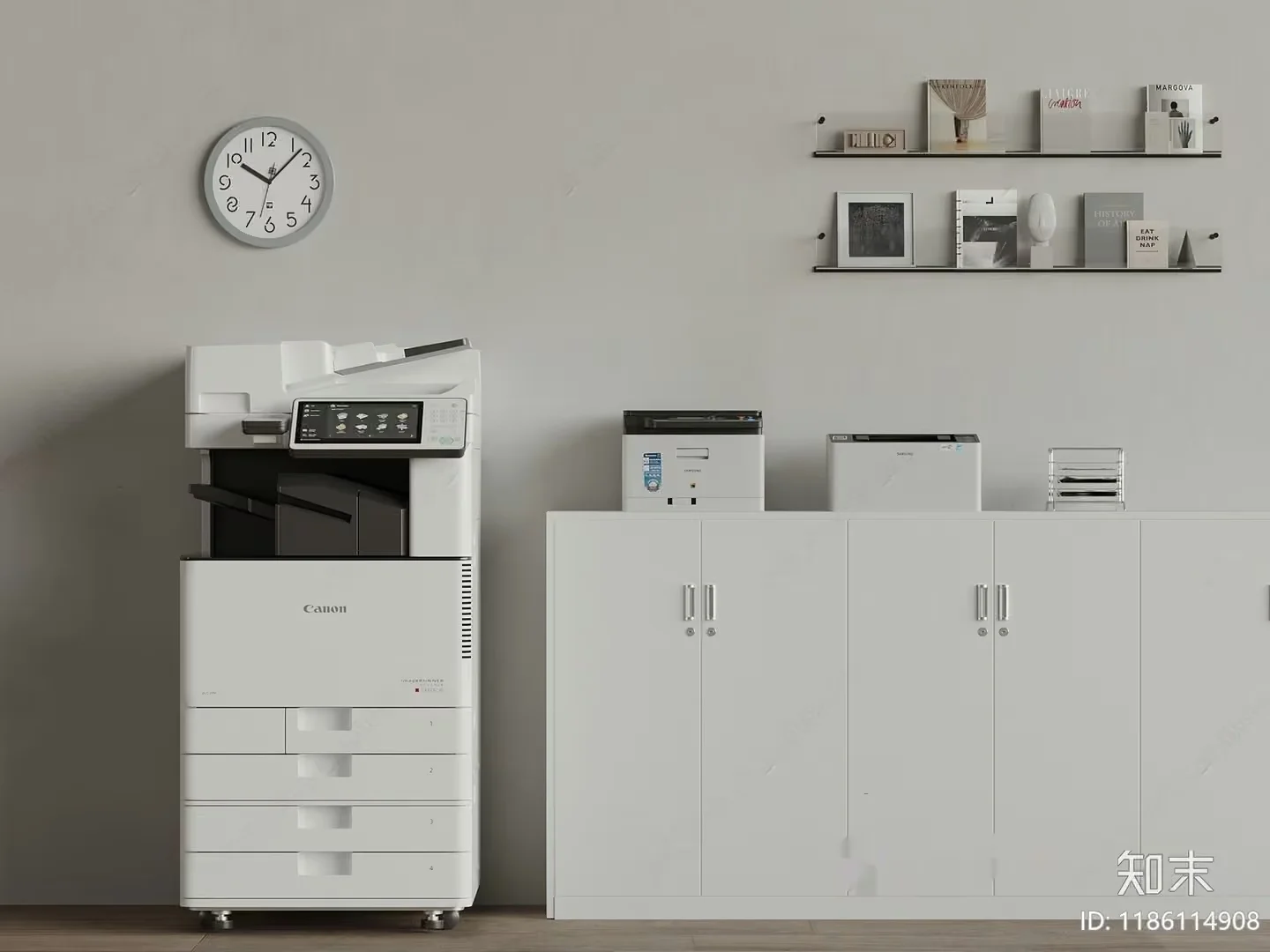 A Canon Copier 3D Model – 1798 – VRAY Render