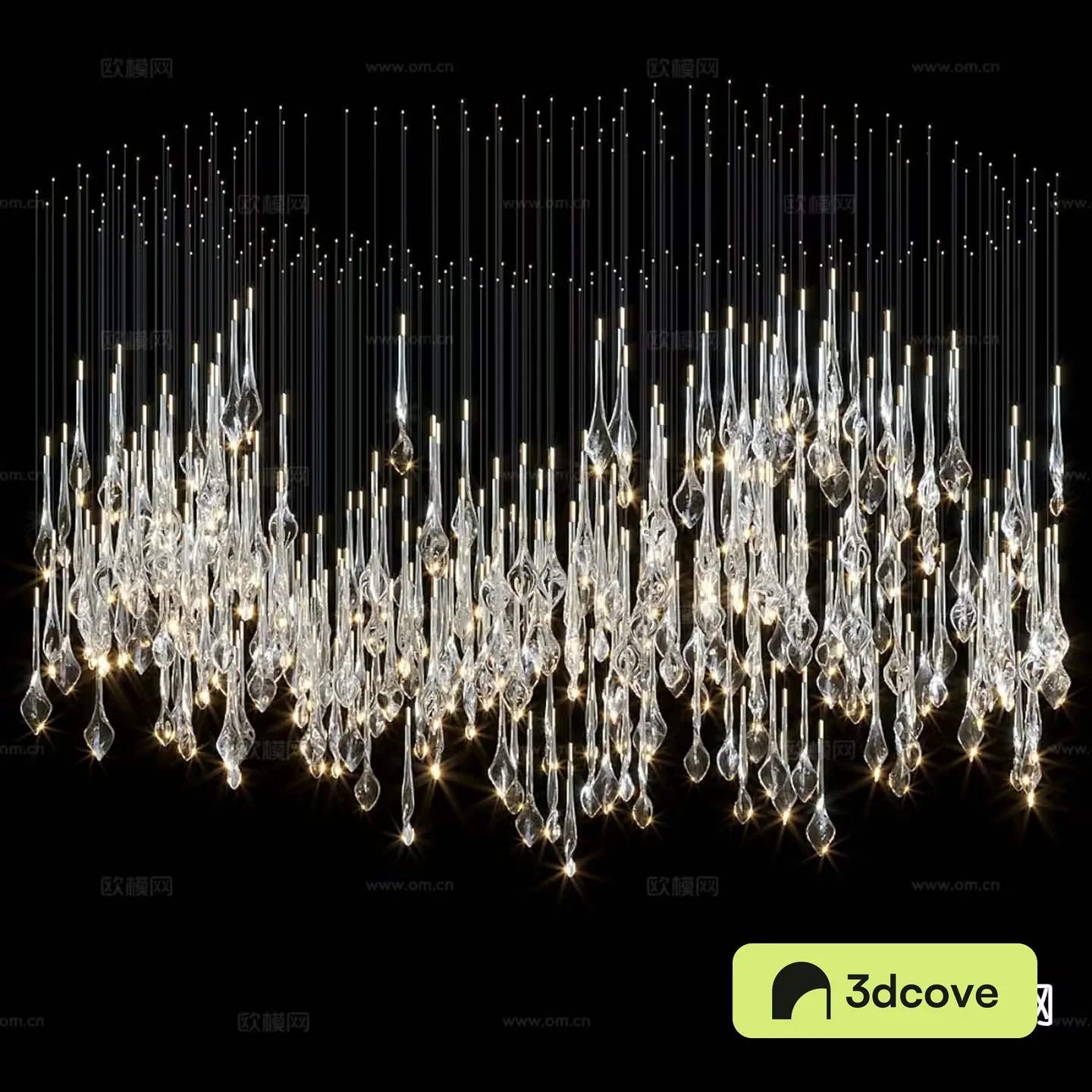 Modern crystal lamp chandelier