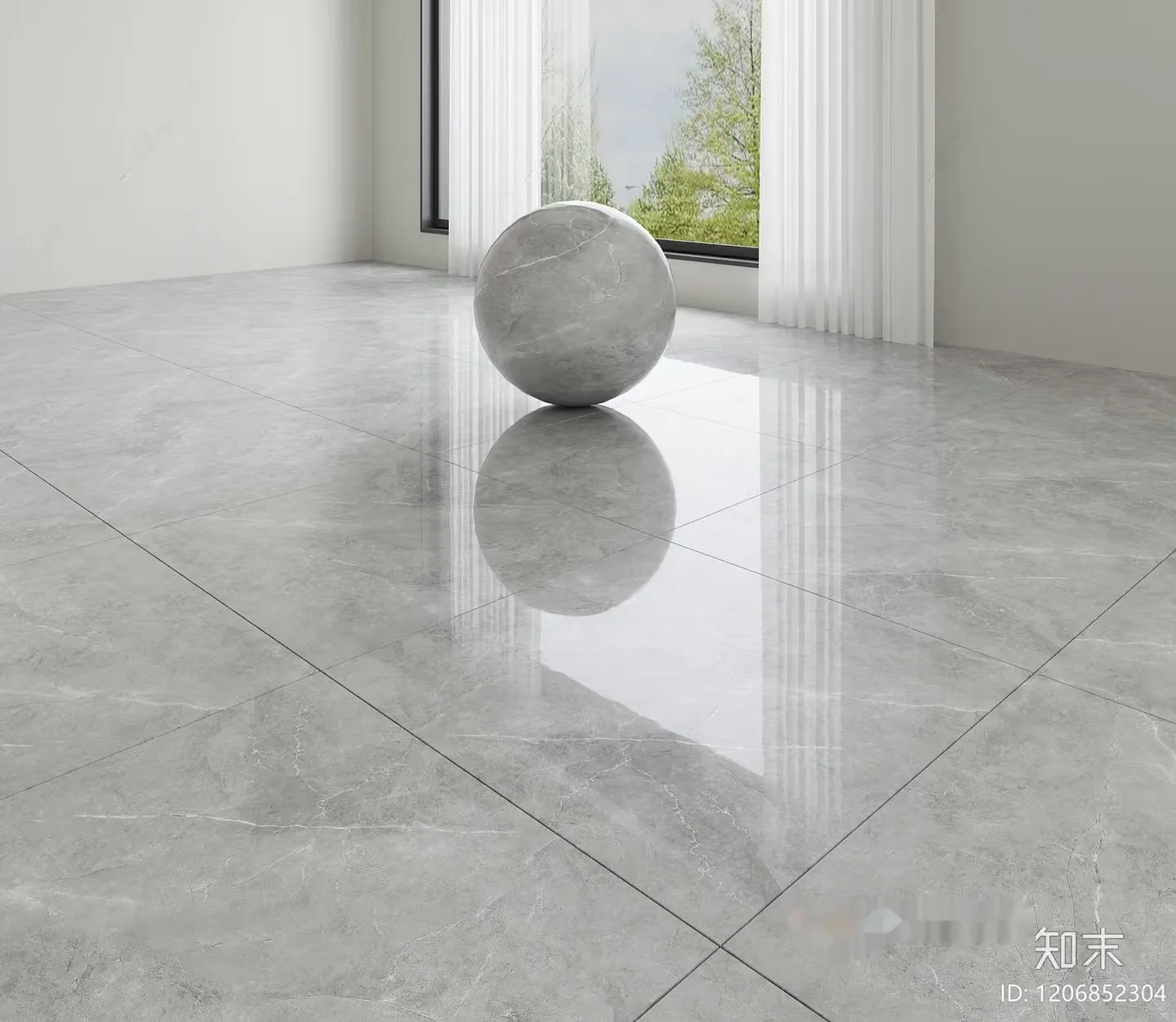Modern Marble Flooring 3D Model – 14568 – CORONA Render