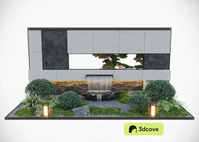 Modern Outdoor Fountain