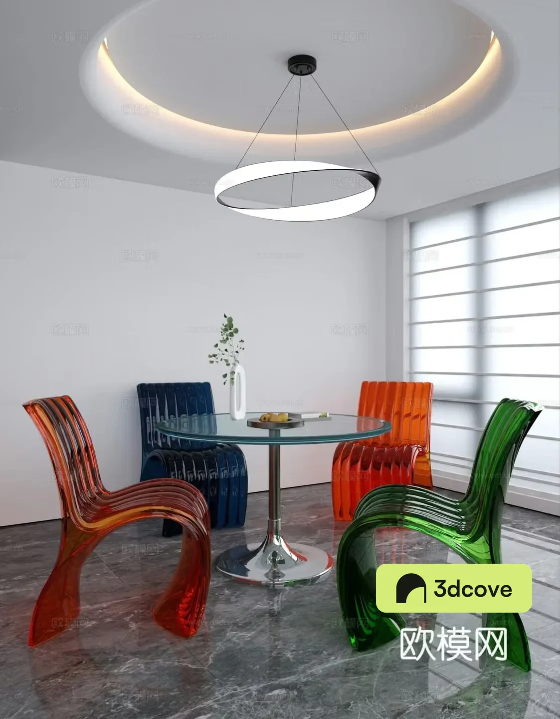 Leisure table and chair