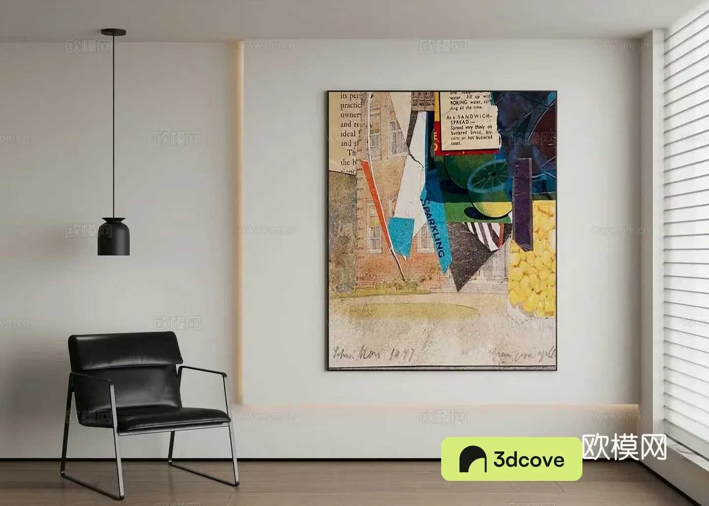 Modern abstract painting decorative painting