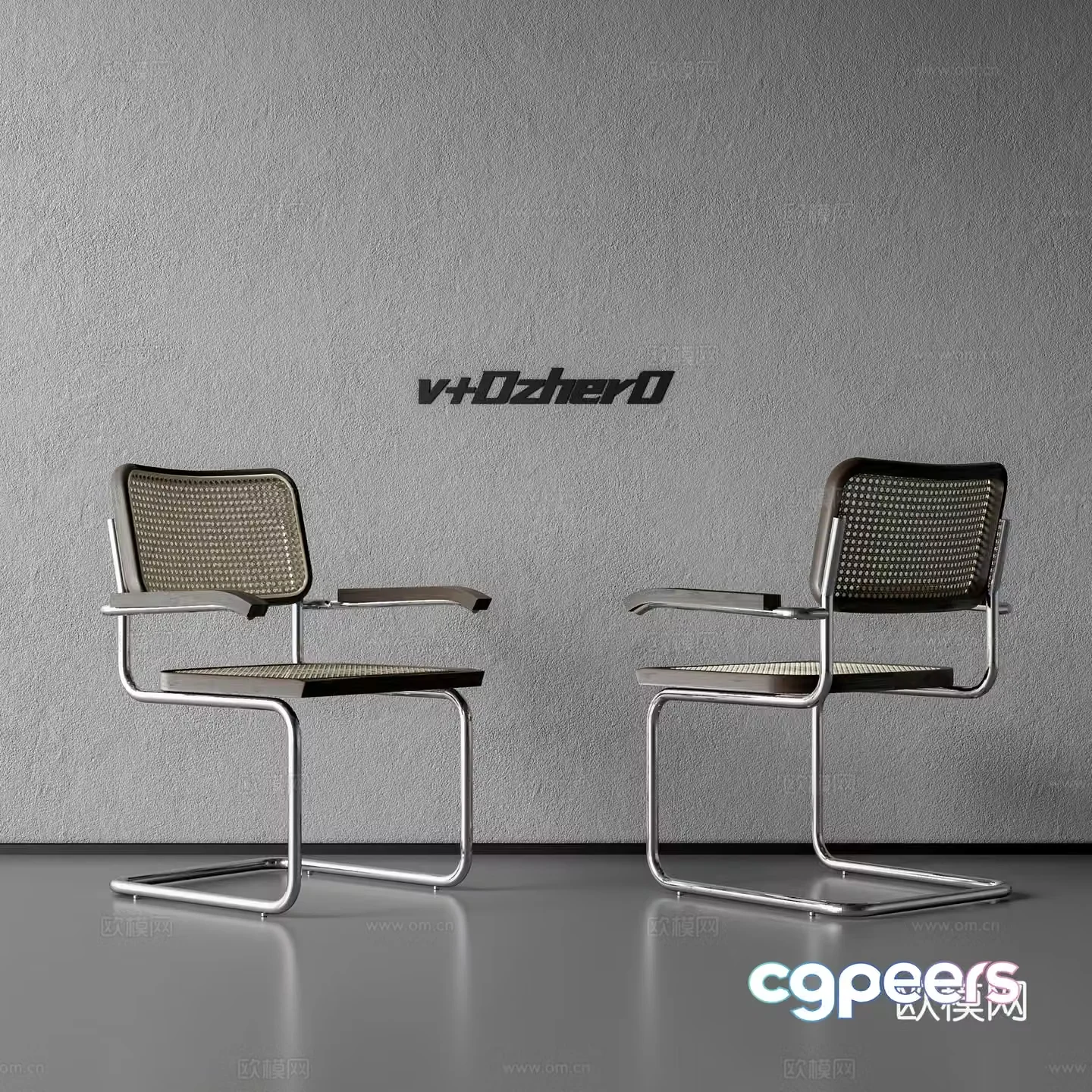 Modern single chair 3d model