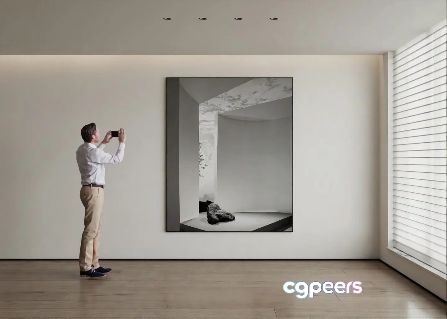 A Man In A White Shirt 3D Model – 4772 – CORONA Render