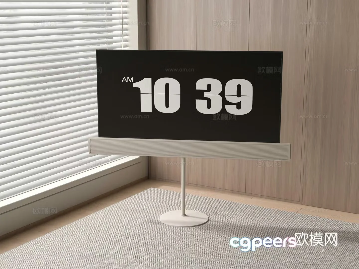 Modern television 3d model