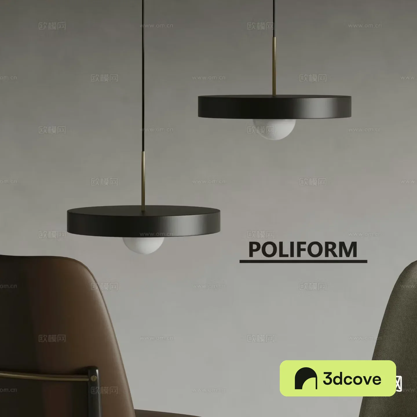 poliform art chandelier