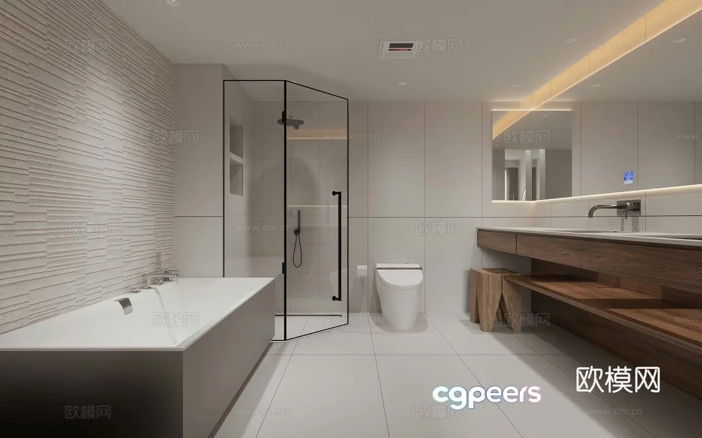 Modern bathroom 3d model