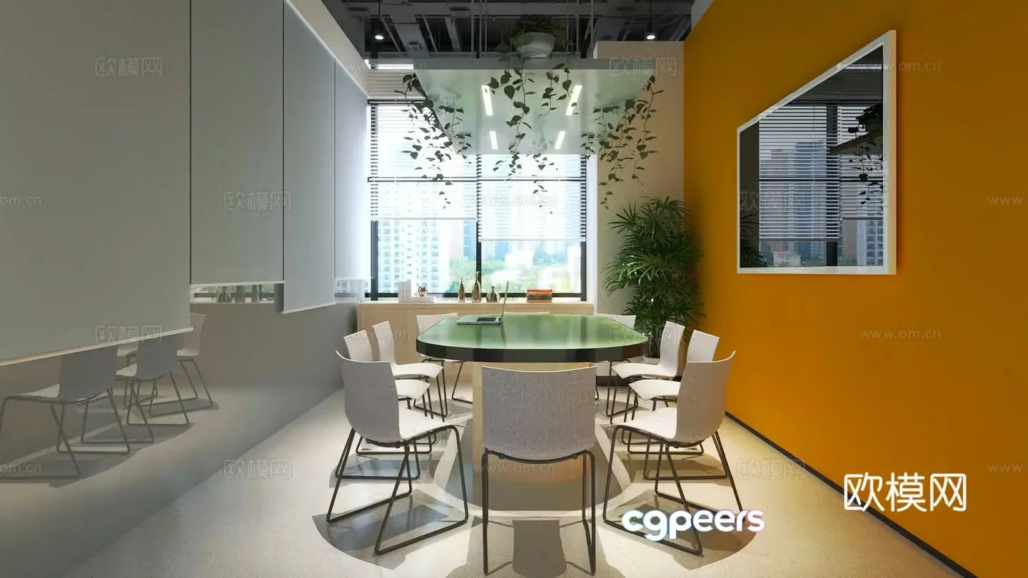 small conference room 3d model