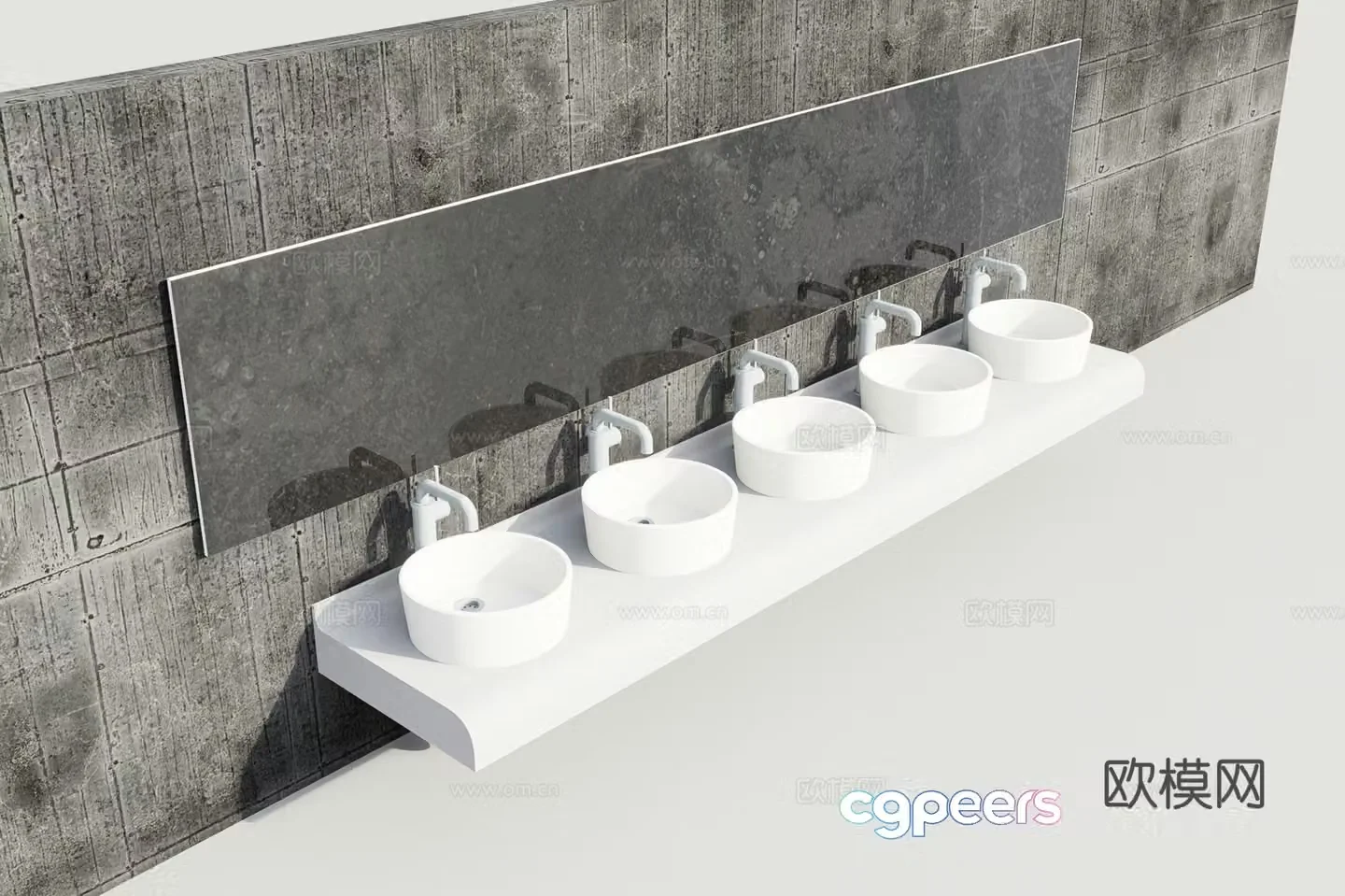Washing sink 3d model