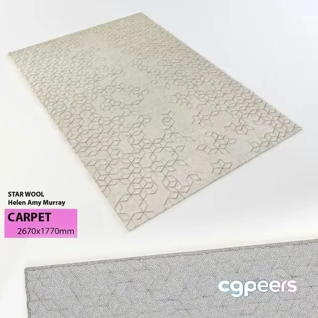 3ds Max Free – carpet STAR WOOL Helen Amy Murray
