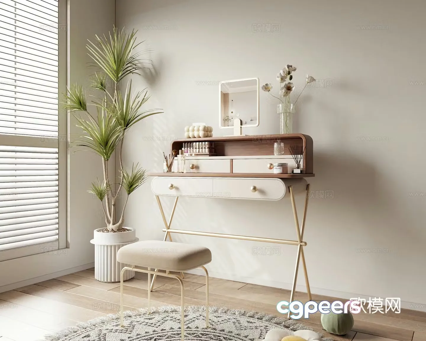 Dressing table 3d model