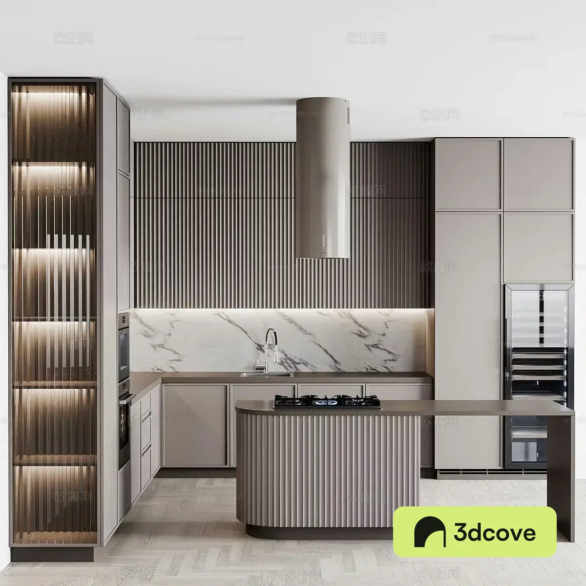 Modern Italian minimalist cabinet