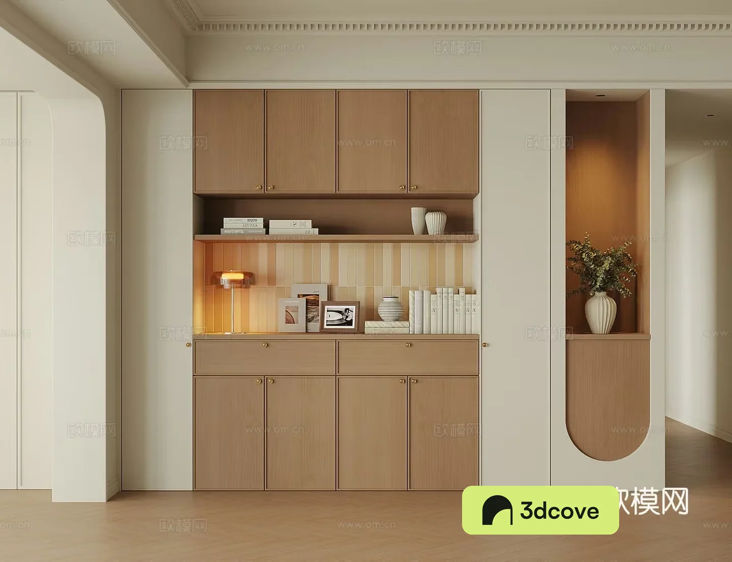 A Modern Wooden Cabinet