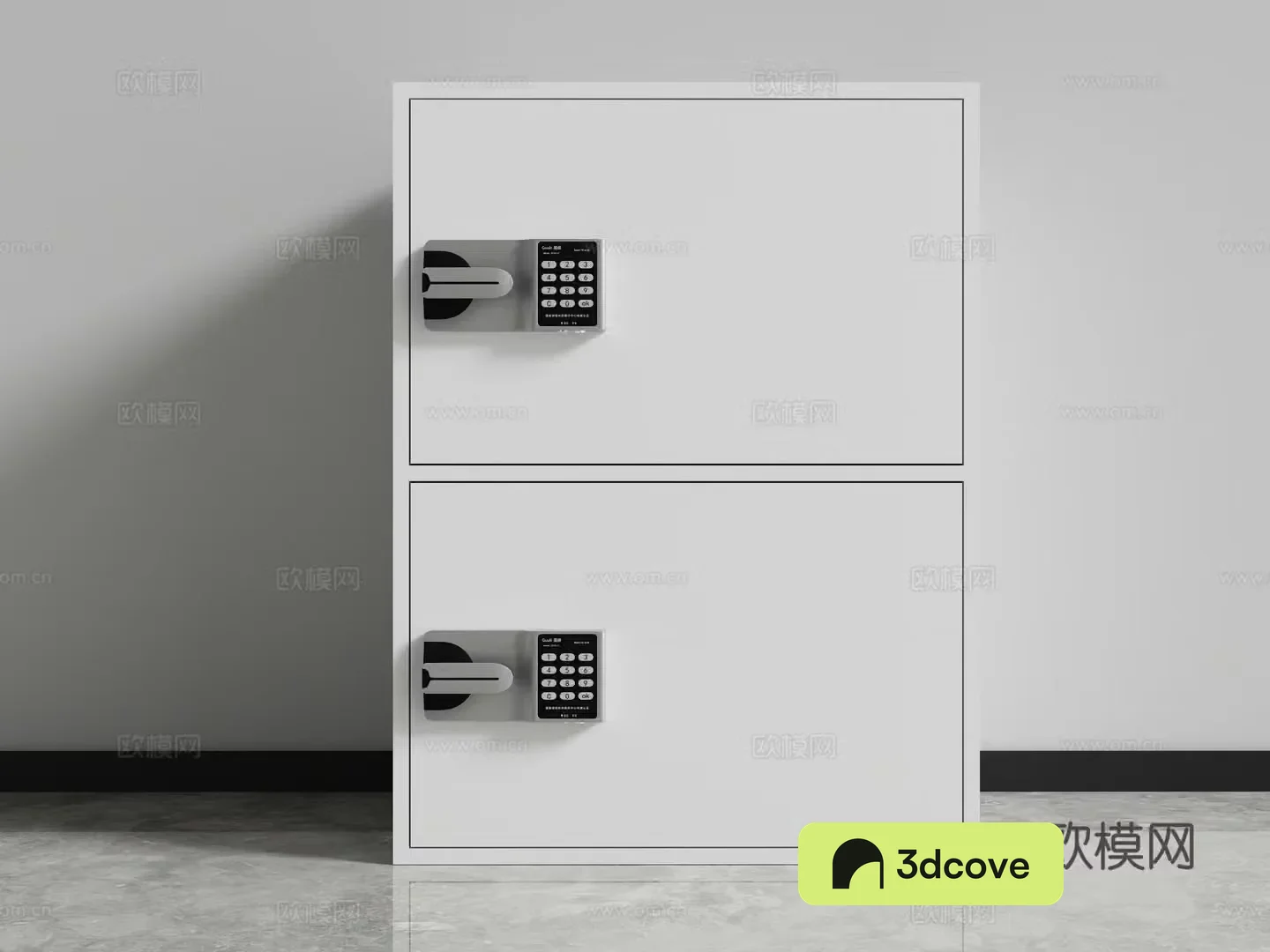Two-door cabinet password cabinet file cabinet safe cabinet