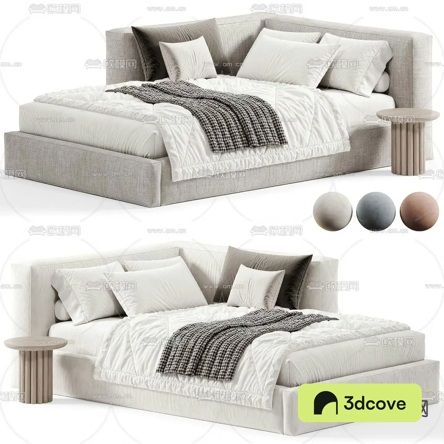 Modern single bed
