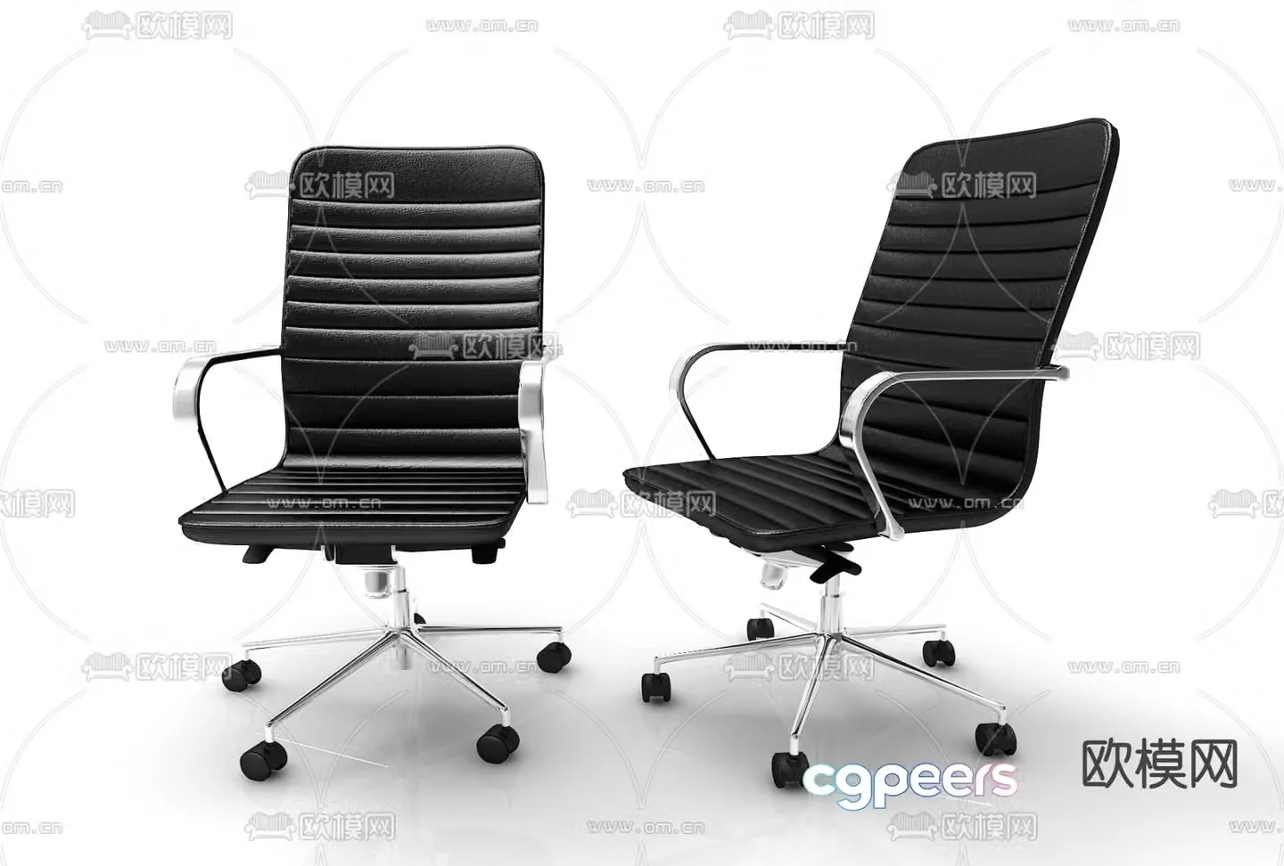Office chair shift chair staff chair 3d model
