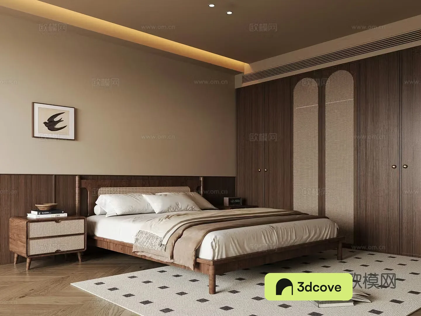 Bedroom Jijifeng bedroom medieval style bedroom wardrobe double bed
