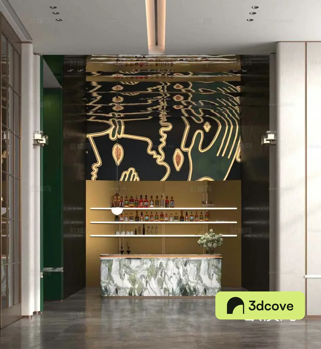 Hyundai front desk service desk restaurant front desk KTV front desk