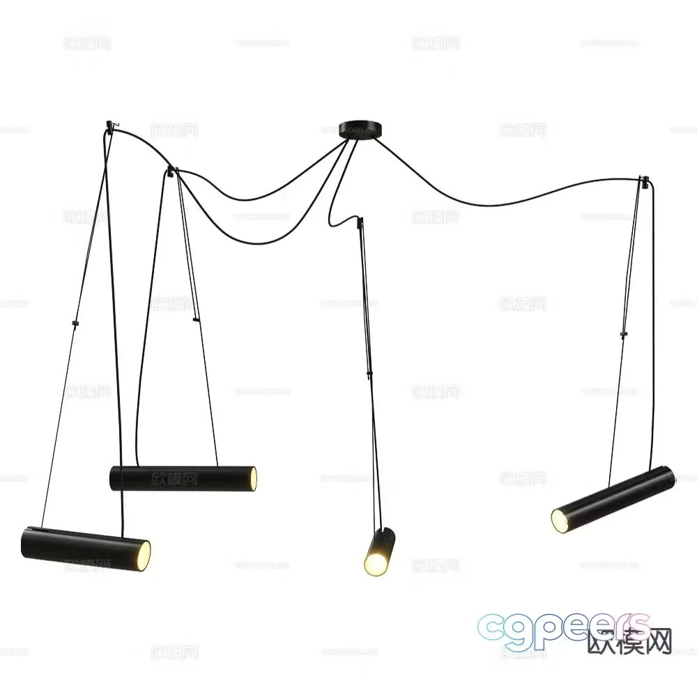 Ole creative chandelier art chandelier 3d model