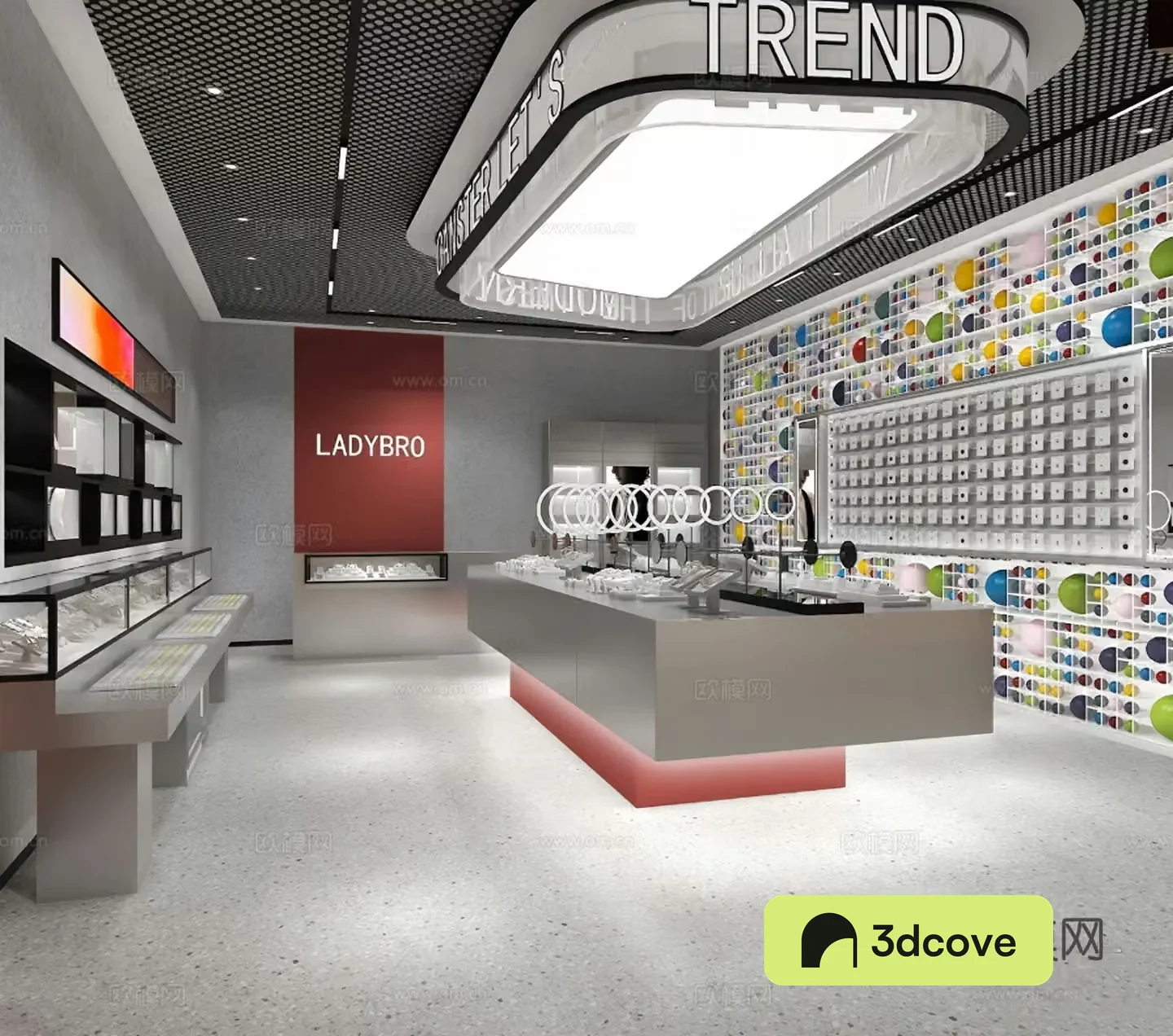 Modern jewelry store