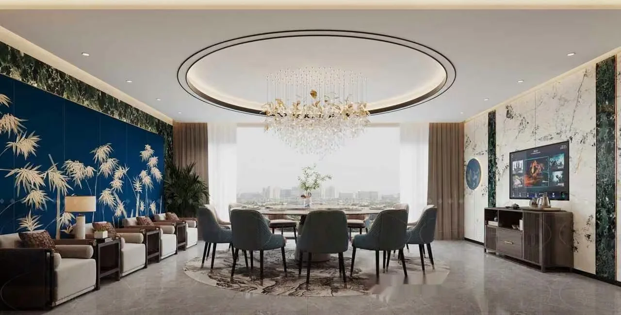 Modern Dining Room 3D Model – 9489 – VRAY Render
