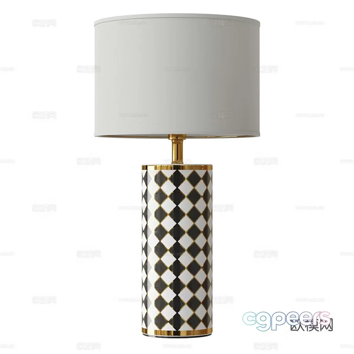 Modern desk lamp 3d model