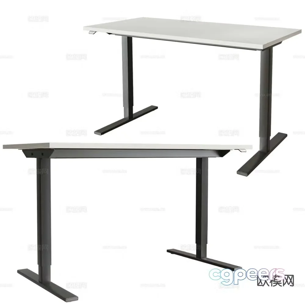 NARBUTAS liftable desk desk 3d model