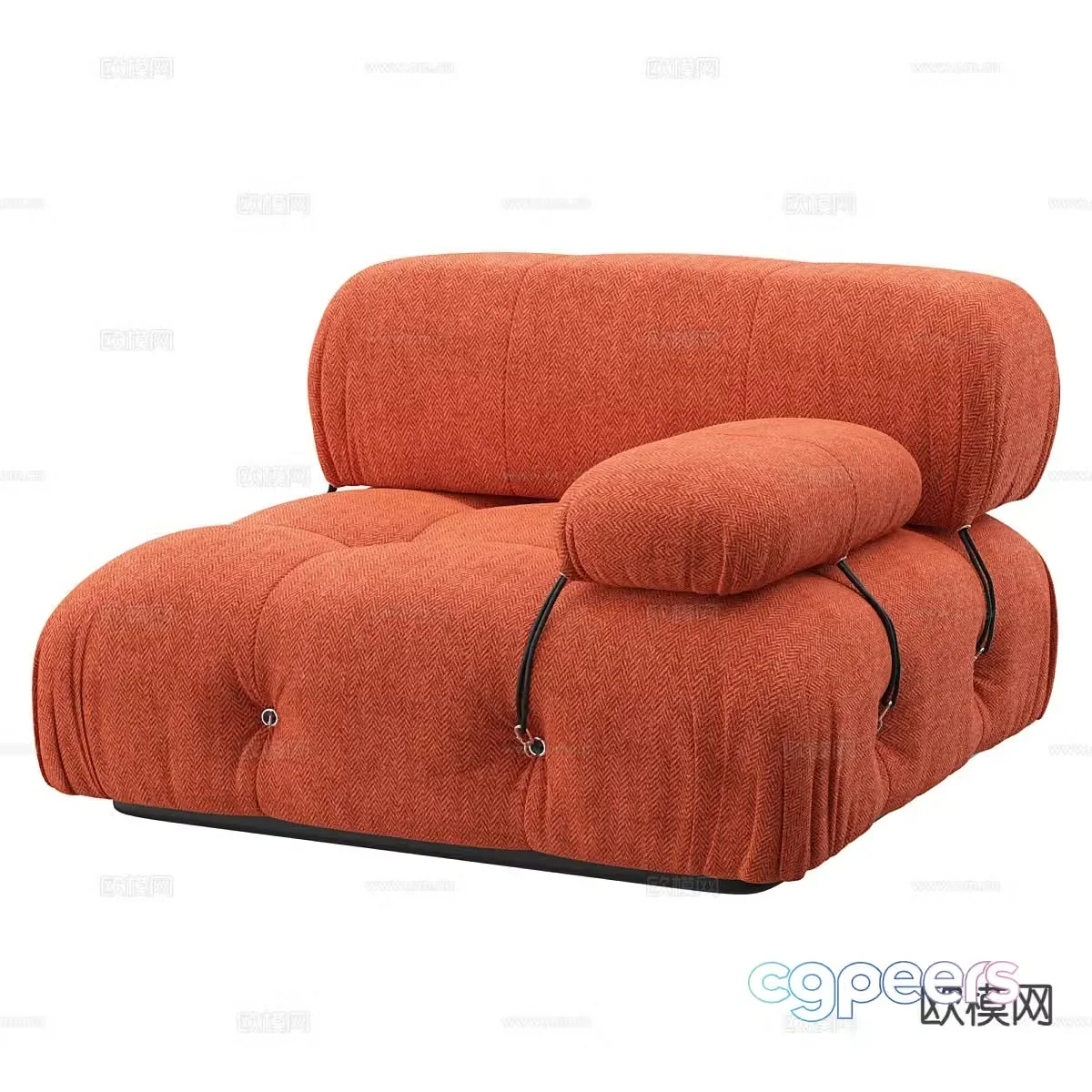 Single sofa leisure sofa 3d model