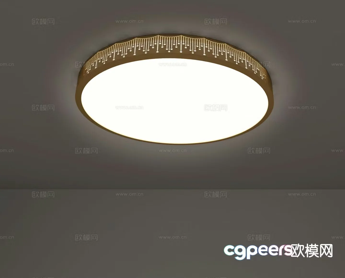 LED ceiling lamp living room lamp 3d model