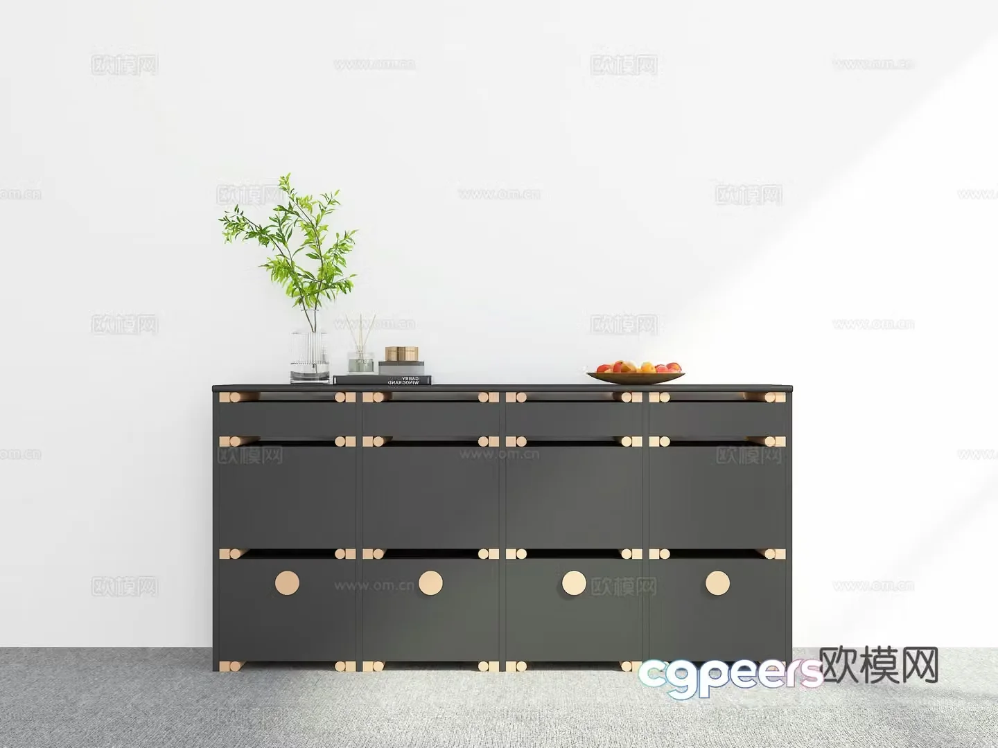 Modern sideboard 3D model