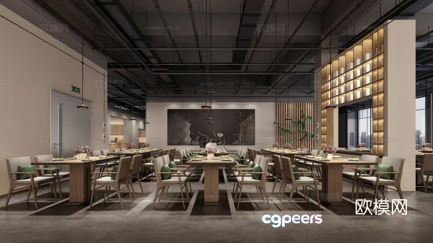 New Chinese restaurant 3D model