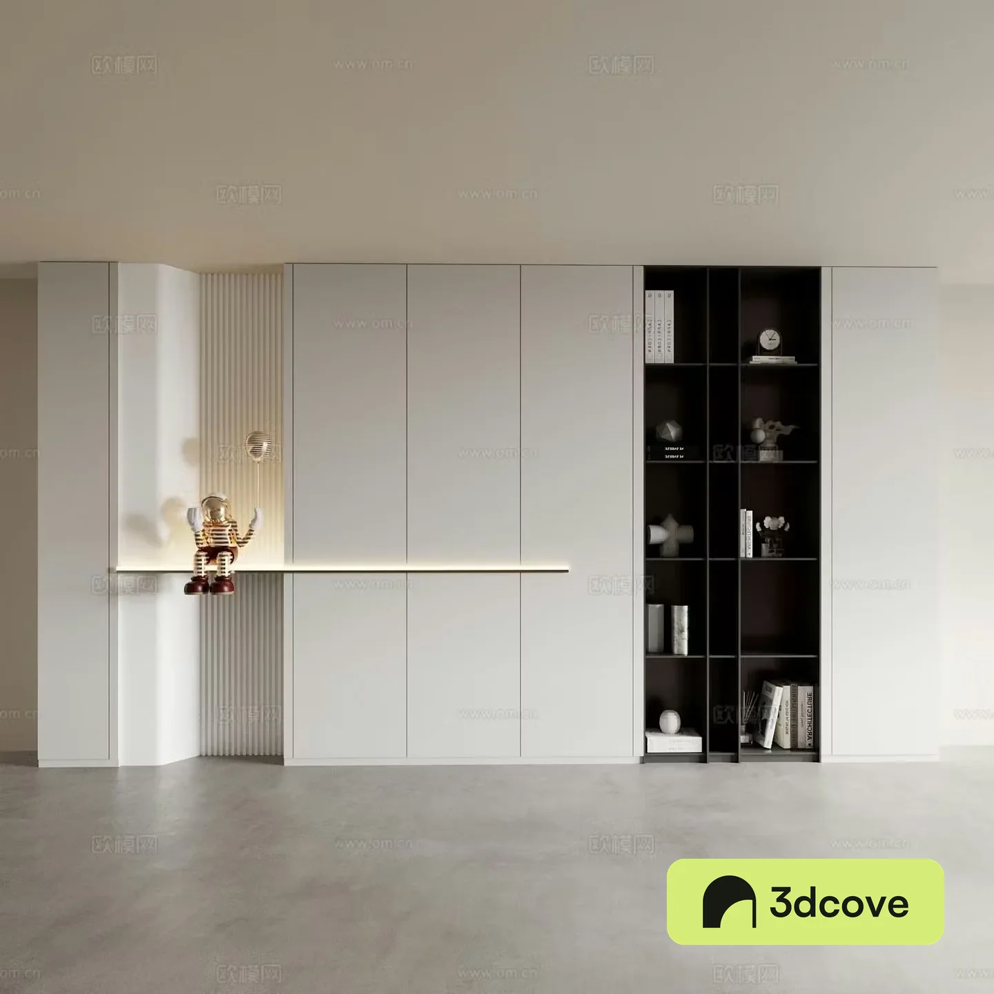 Modern decorative cabinet storage rack display rack