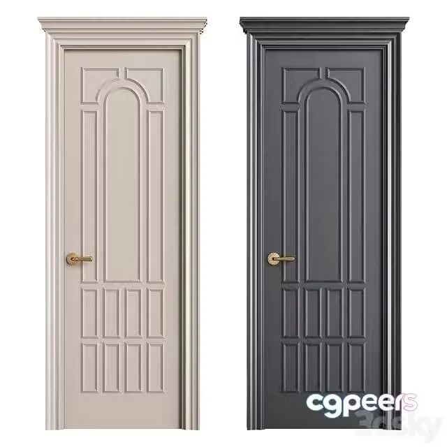 3ds Max Free – Modern entrance door 23