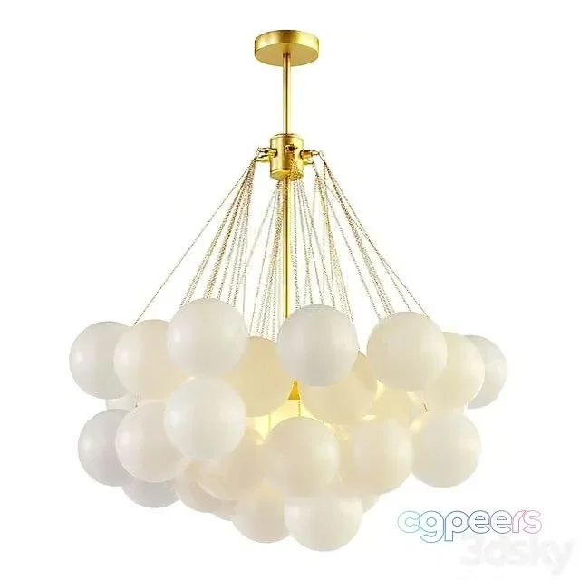 3ds Max Free – Aliexpress bubbles cloud chandelier