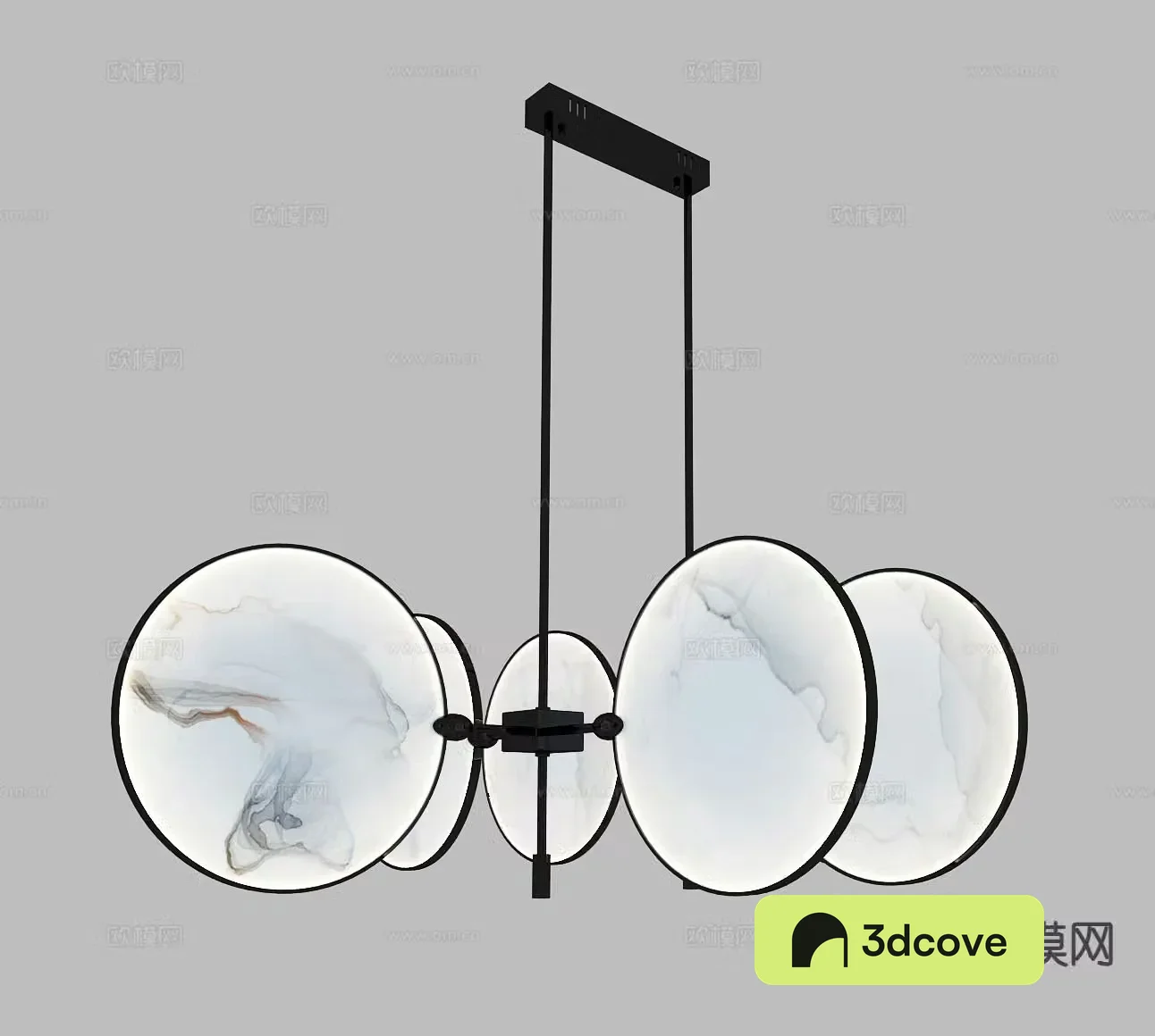 New Chinese style fan chandelier