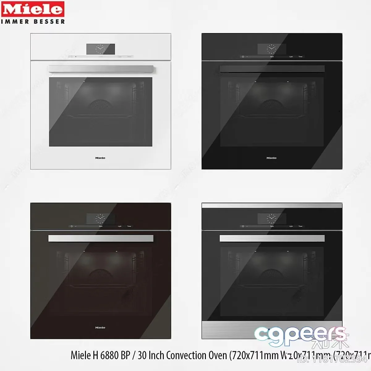 Modern Kitchen Oven 3D Model – 23106 – VRAY Render
