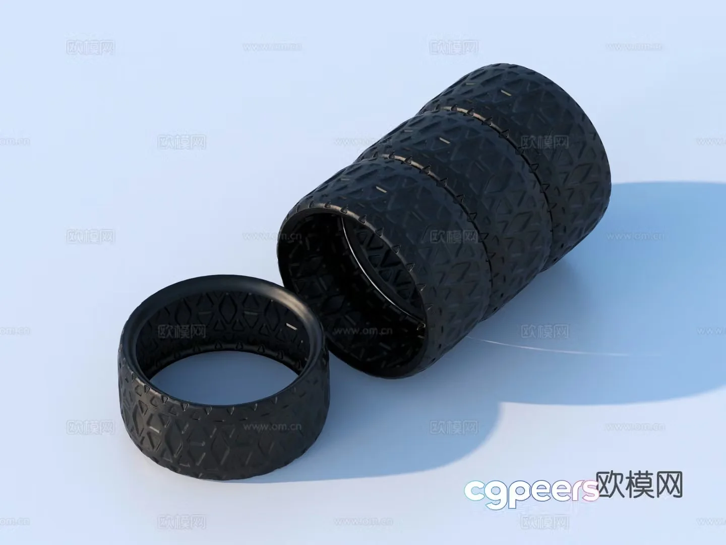 Tire Solid Tire Vacuum Tire 3D Model