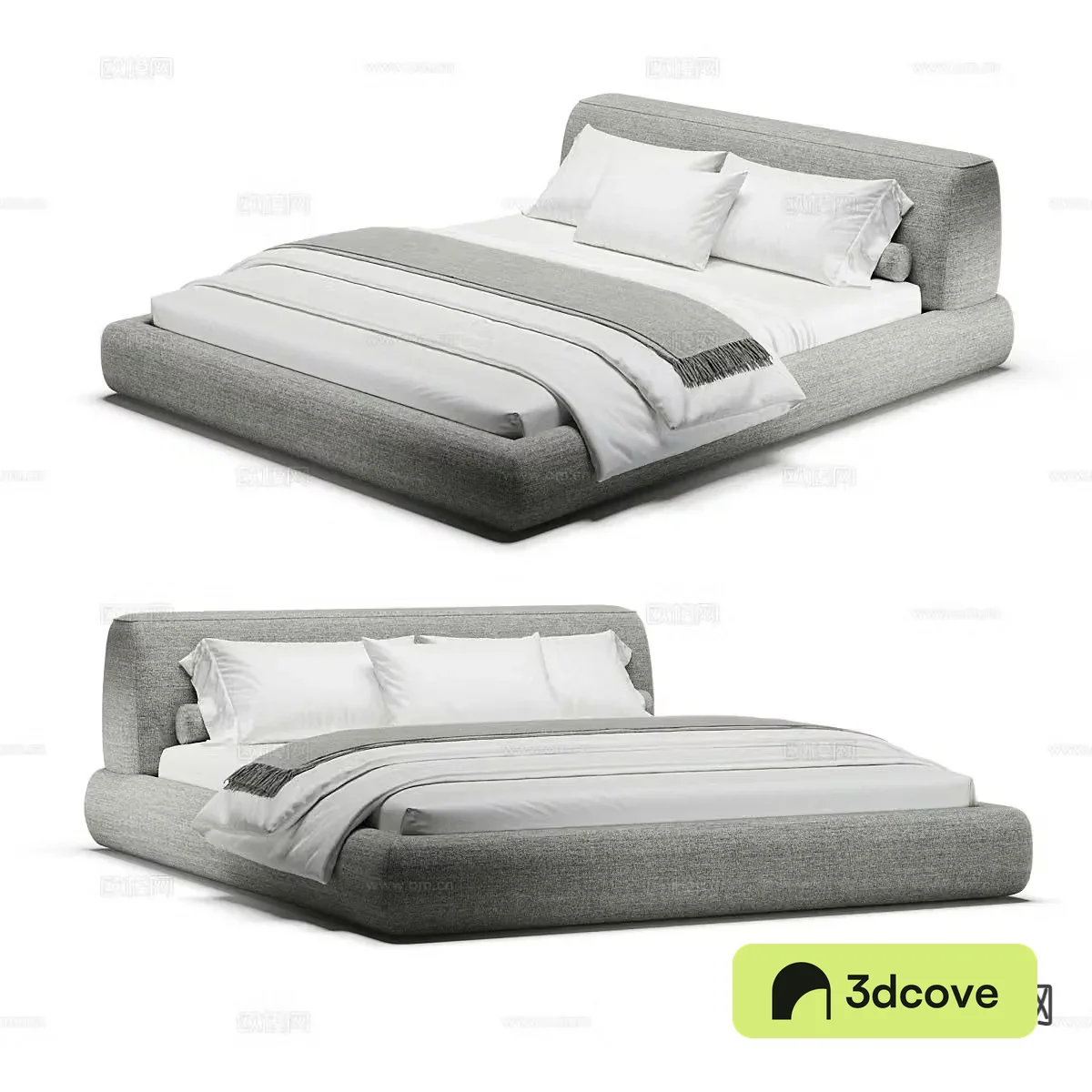Modern double bed