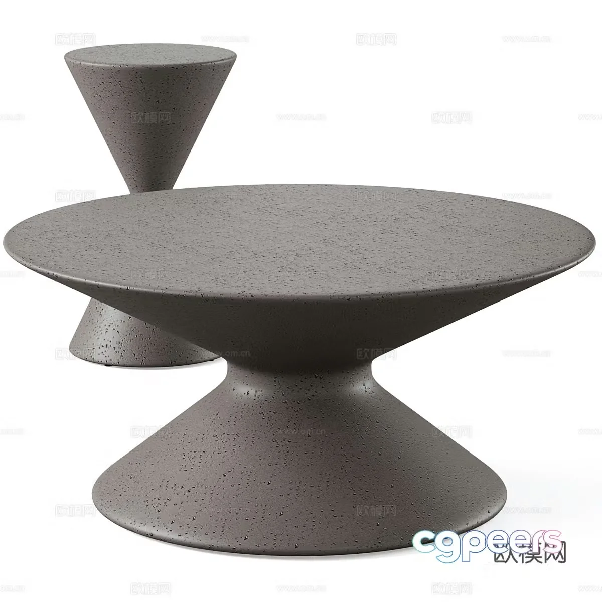 New Chinese style Wasabi Posada coffee table combination 3D model