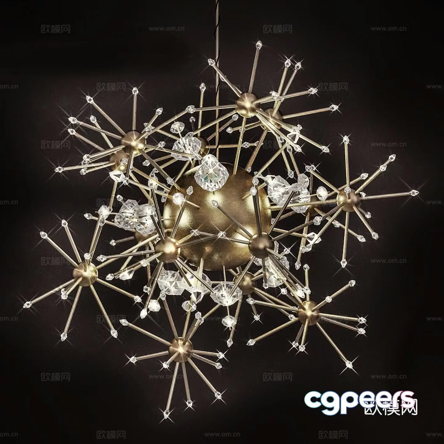 Modern Chandeliers Creative Chandeliers Crystal Chandeliers 3D Model
