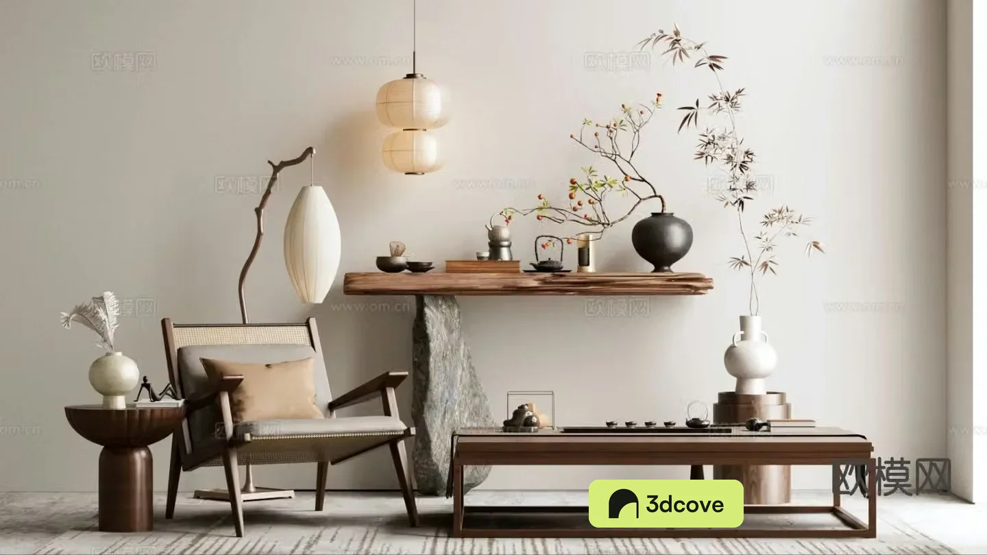 Wabi-sabi chair leisure chair