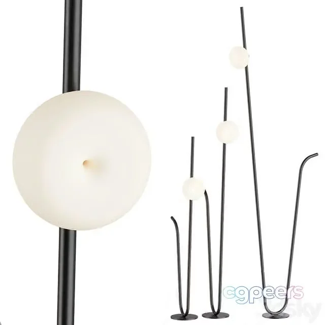 3ds Max Free – Karman POIS Floor lamp