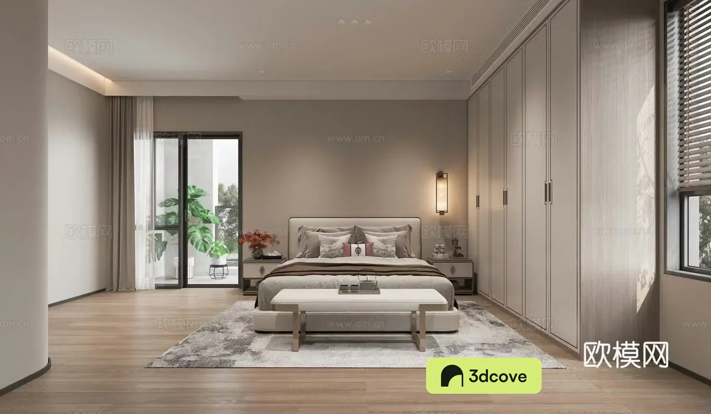New Chinese bedroom