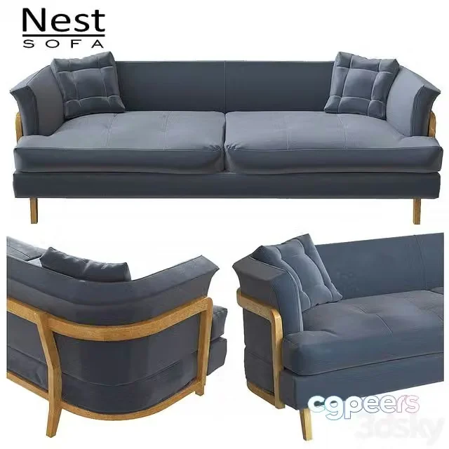 3ds Max Free – Sofa Nest