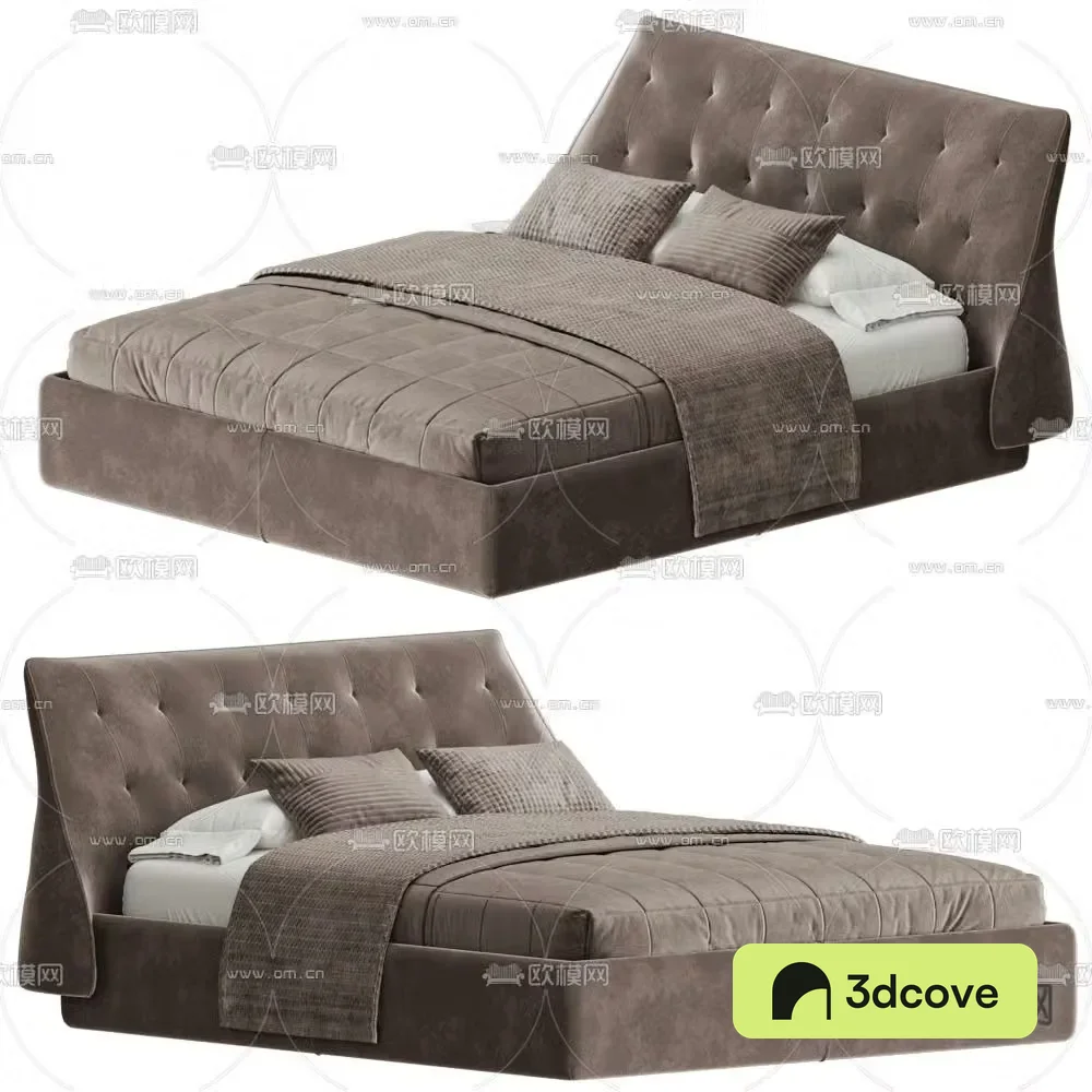 MisuraEmme modern double bed