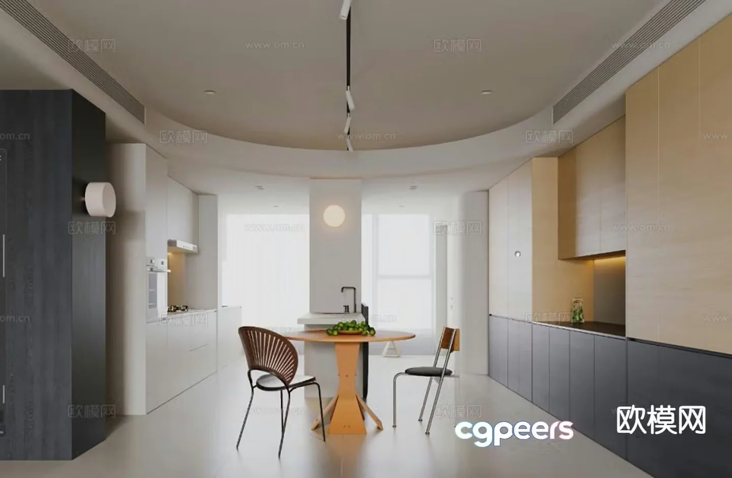 Modern restaurant 3d model